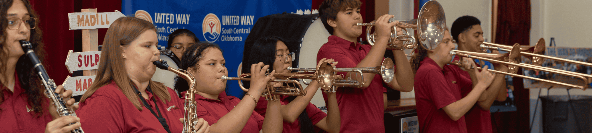 Band members playing song