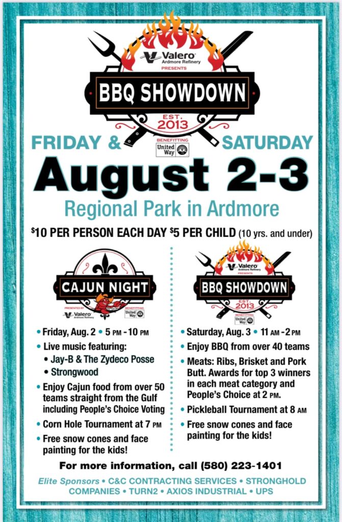 2024 Valero BBQ Showdown Flyer